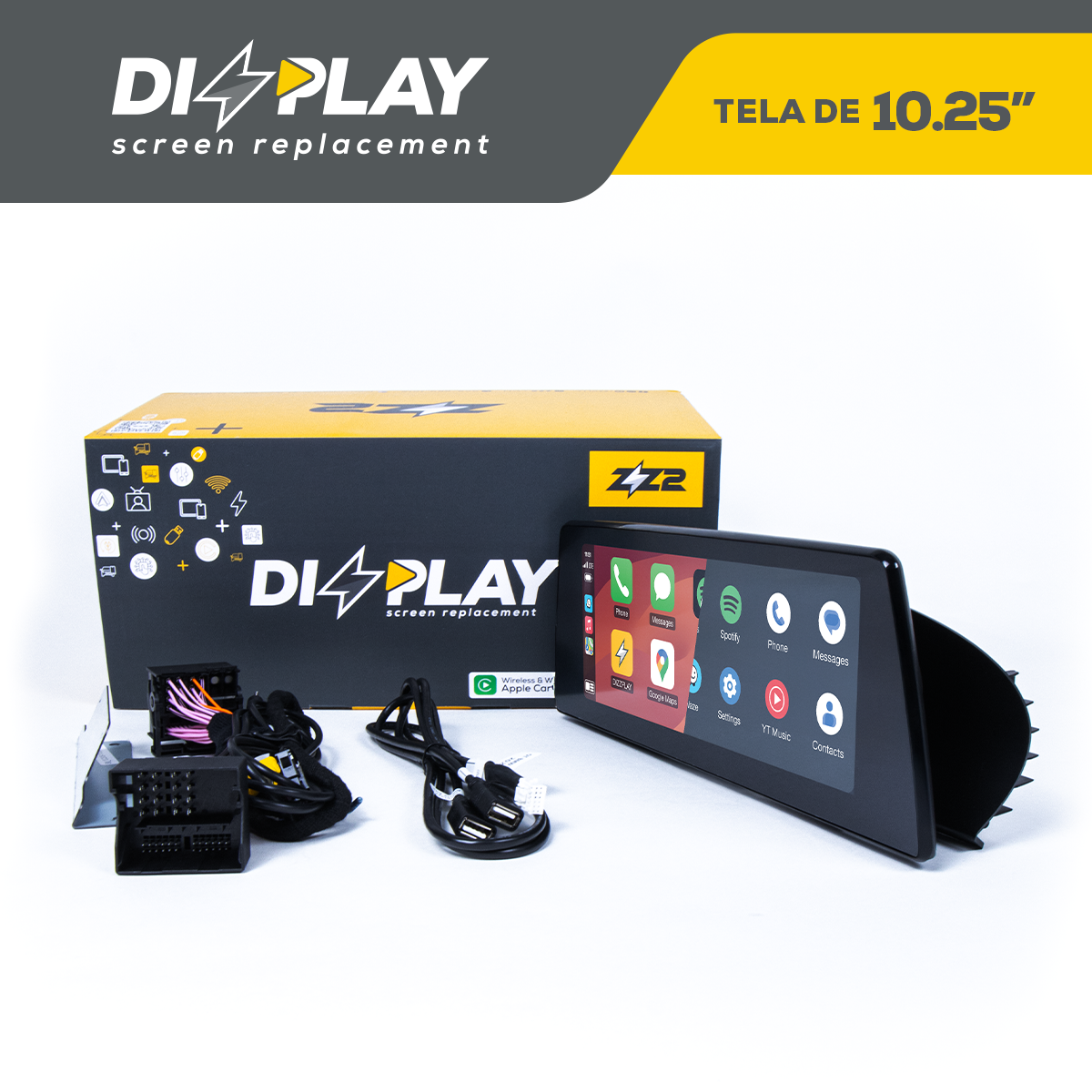 DIZZPLAY Multimídia 10.25" - BMW Série 3 - CIC