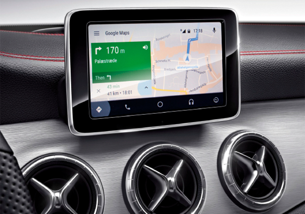 Interface Carplay / Android Auto sem fio compatível com Mercedes-Benz