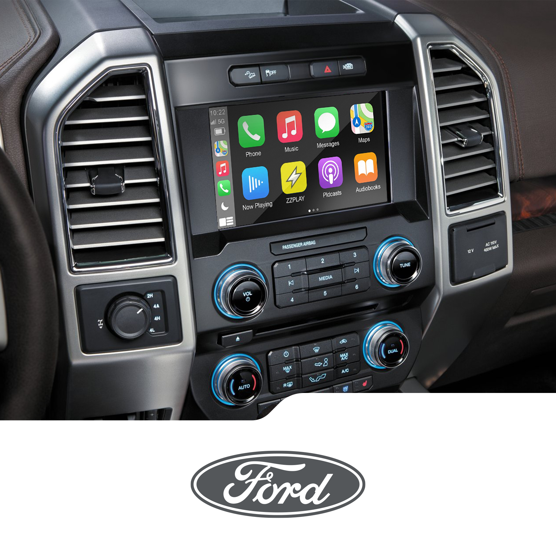 Interface CarPlay Ford (ITZ-SYNC2)