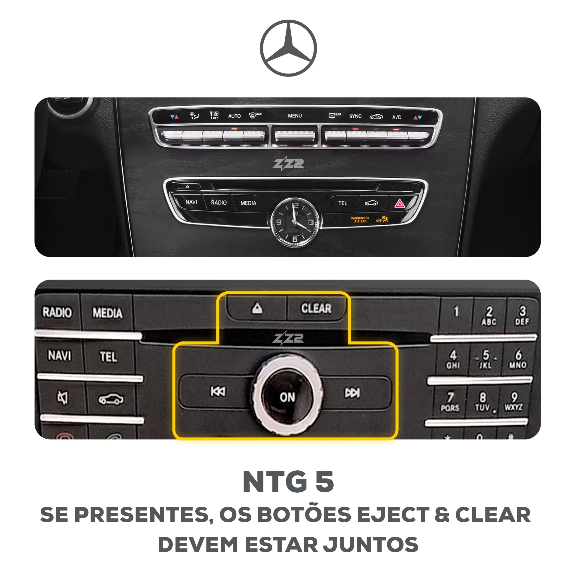Interface CarPlay Mercedes-Benz (ITB-NTG5)