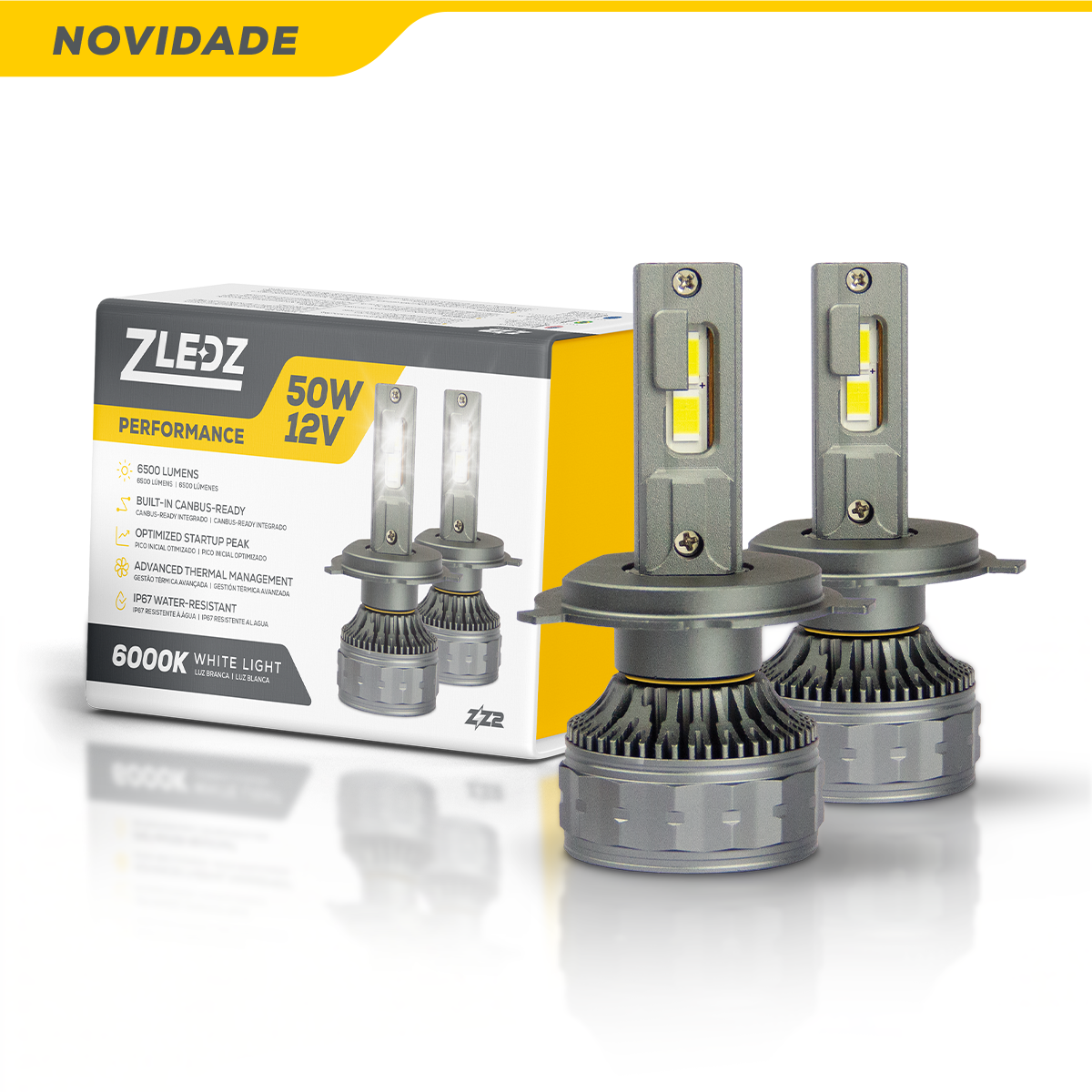 Lâmpada de Led Automotiva - ZLEDZ Performance