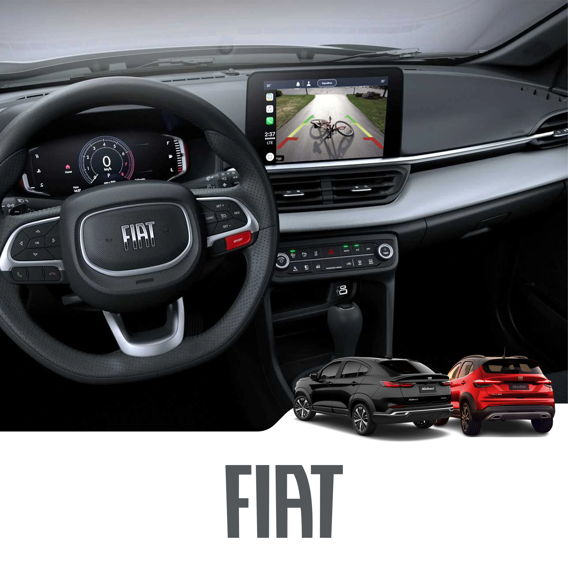Ativador Câmera de Ré Fiat Pulse/Fastback (ZZO-FCA4)