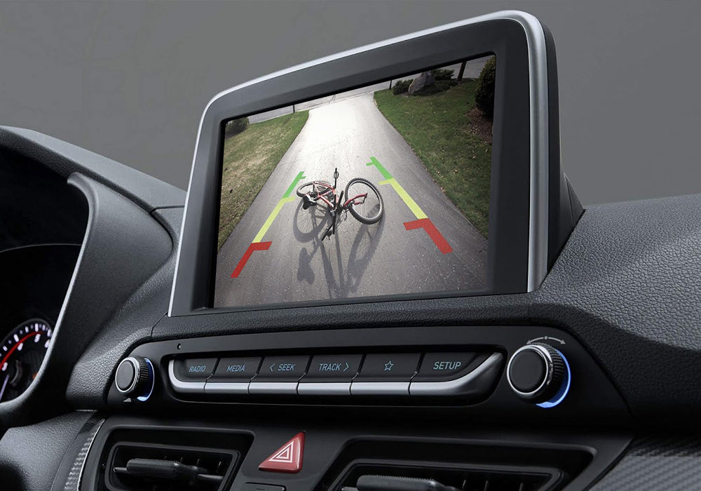 Ativação da entrada de câmera de ré original para Hyundai.