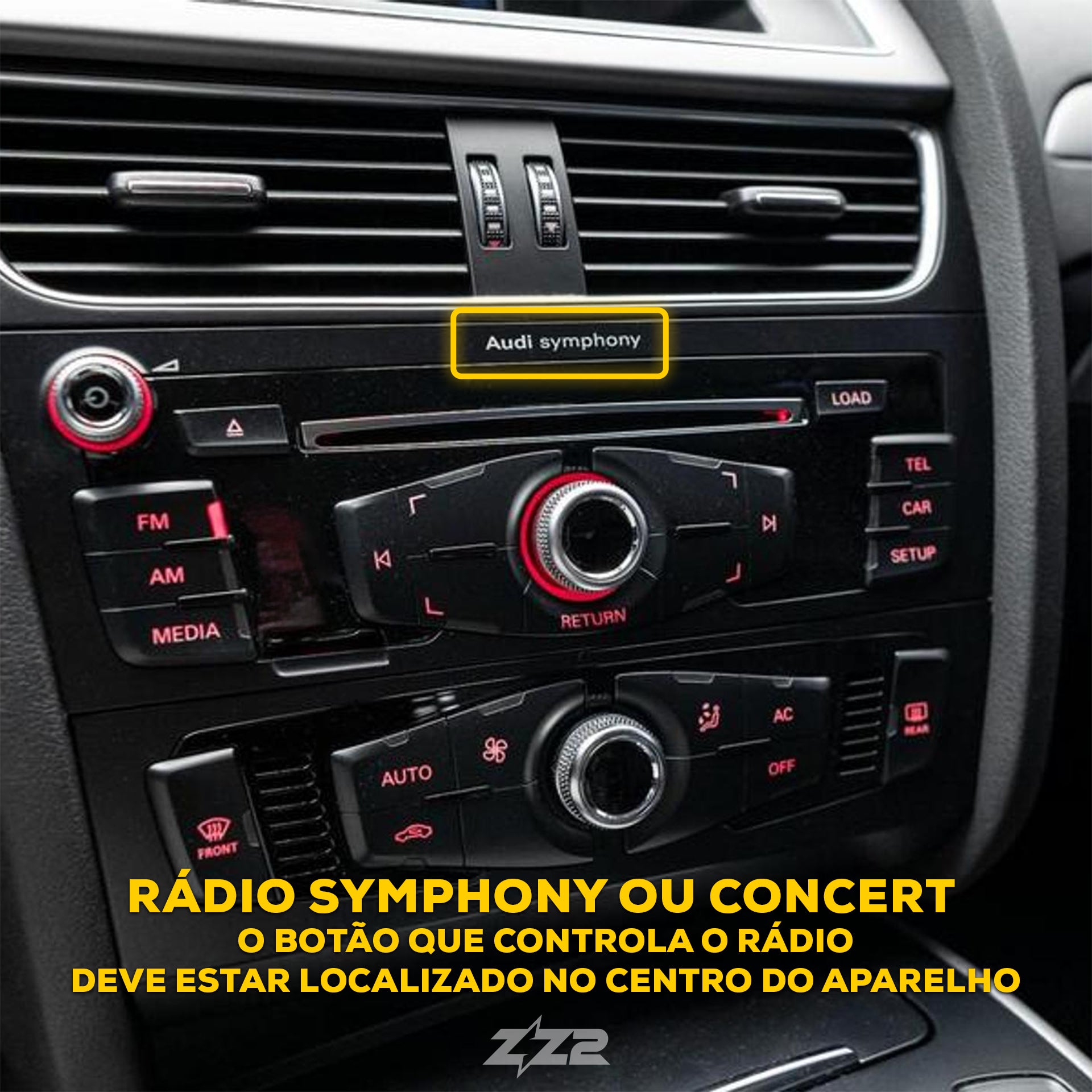 Interface CarPlay Audi (IT3-SYMPHONY) – ZZ2 Brasil