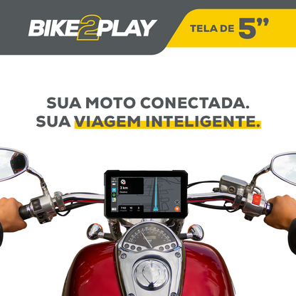 Multimídia de 5" Para Motos - BIKE2PLAY