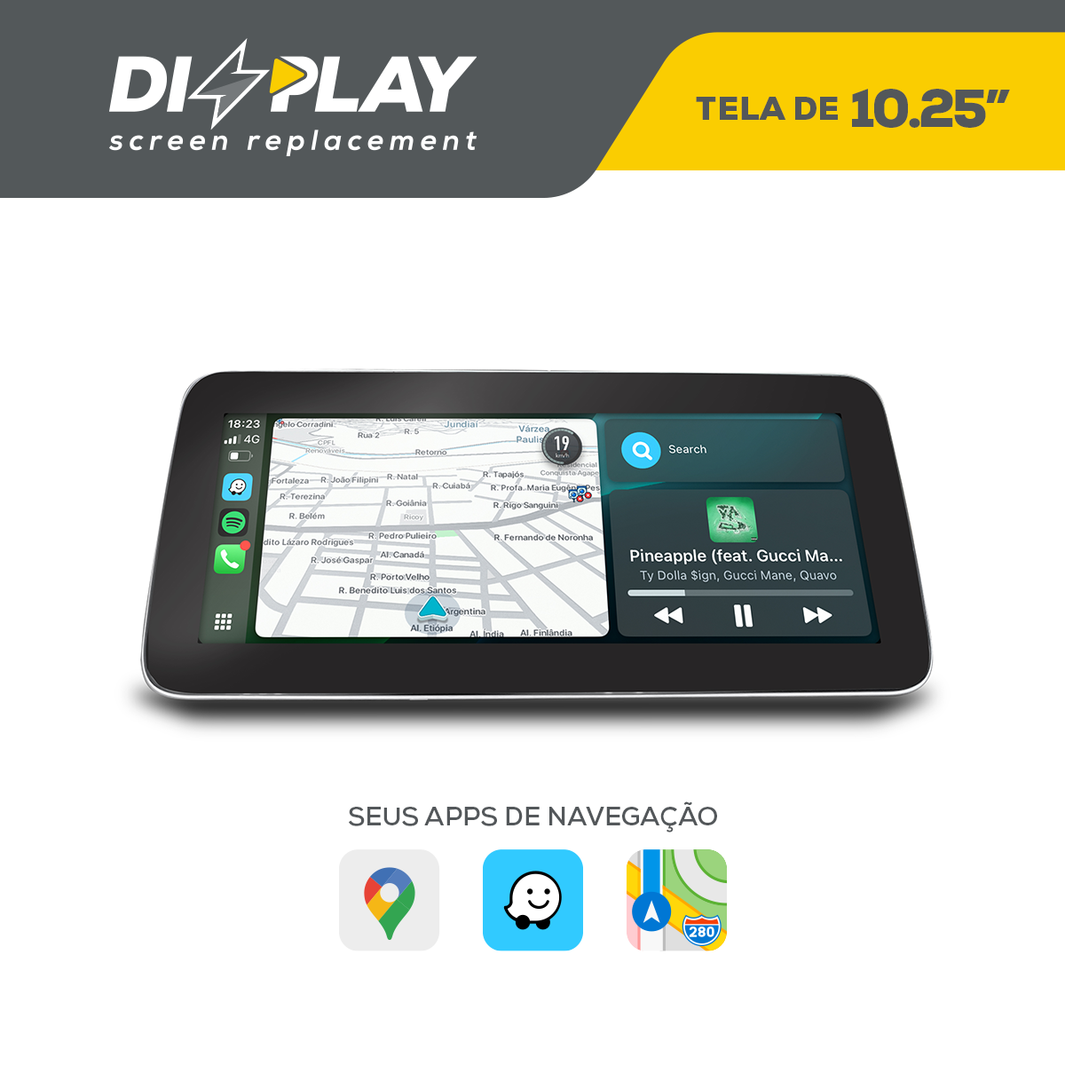 DIZZPLAY Multimídia 10.25" - Audi A4/A5 - MMI3G