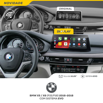 DIZZPLAY Multimídia 10.25" - BMW X5-X6 - EVO