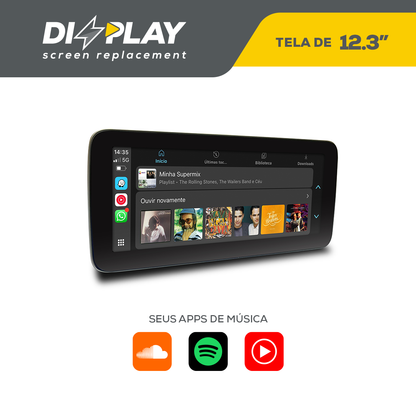 DIZZPLAY Multimídia 12.3" - Mercedes GLE - NTG5