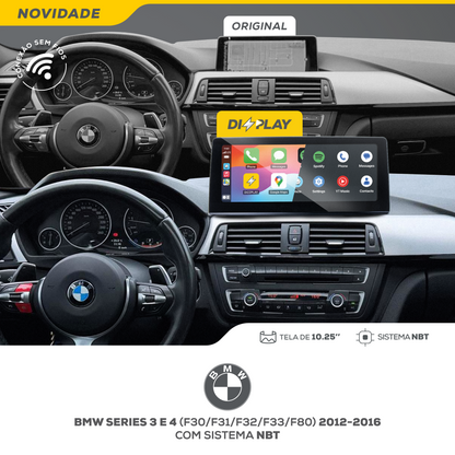 DIZZPLAY Multimídia 10.25" - BMW Série 3-4 - NBT