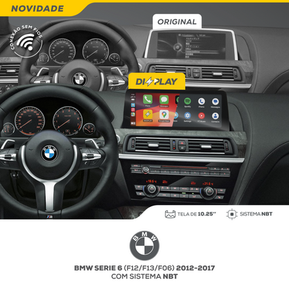 DIZZPLAY Multimídia 10.25" - BMW Série 6 - NBT