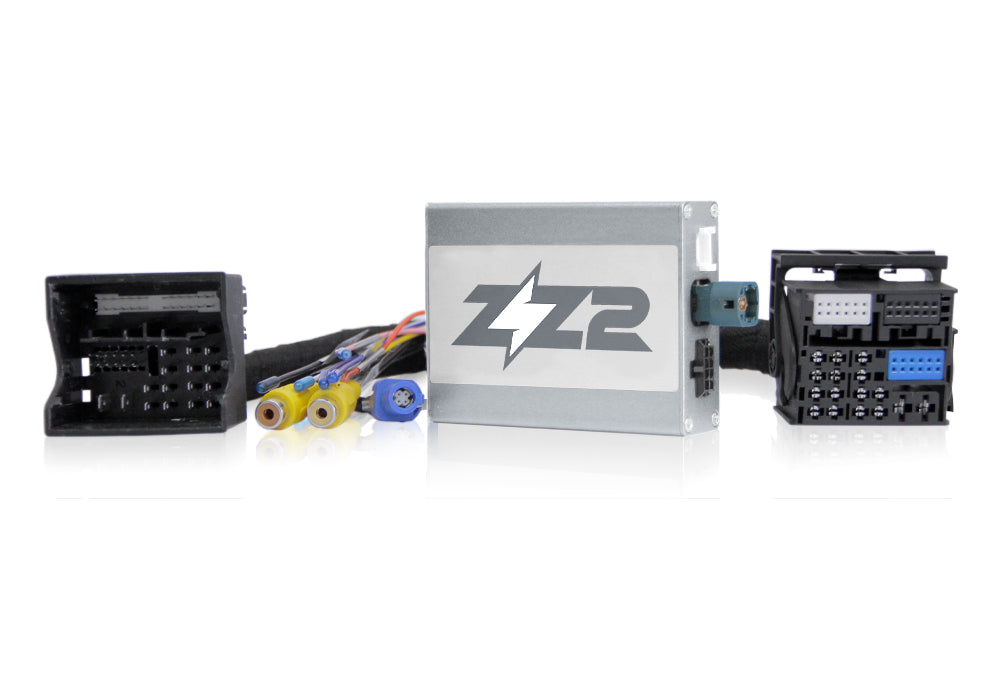 Interface de câmera de ré e frontal para&nbsp;Audi A3, A4, A5, A6 e Q7 equipada com MIB2.