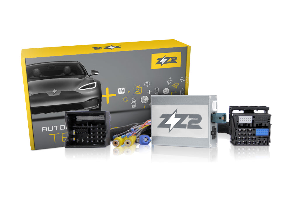 Interface de câmera de ré e frontal para&nbsp;Audi A3, A4, A5, A6 e Q7 equipada com MIB2.