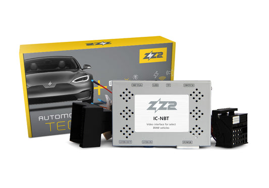 Interface de câmera de ré e frontal para BMW Séries 1, 3, 5, 6, 7 e X1, X3, X5, X6 e Z4 equipada com iDrive NBT.