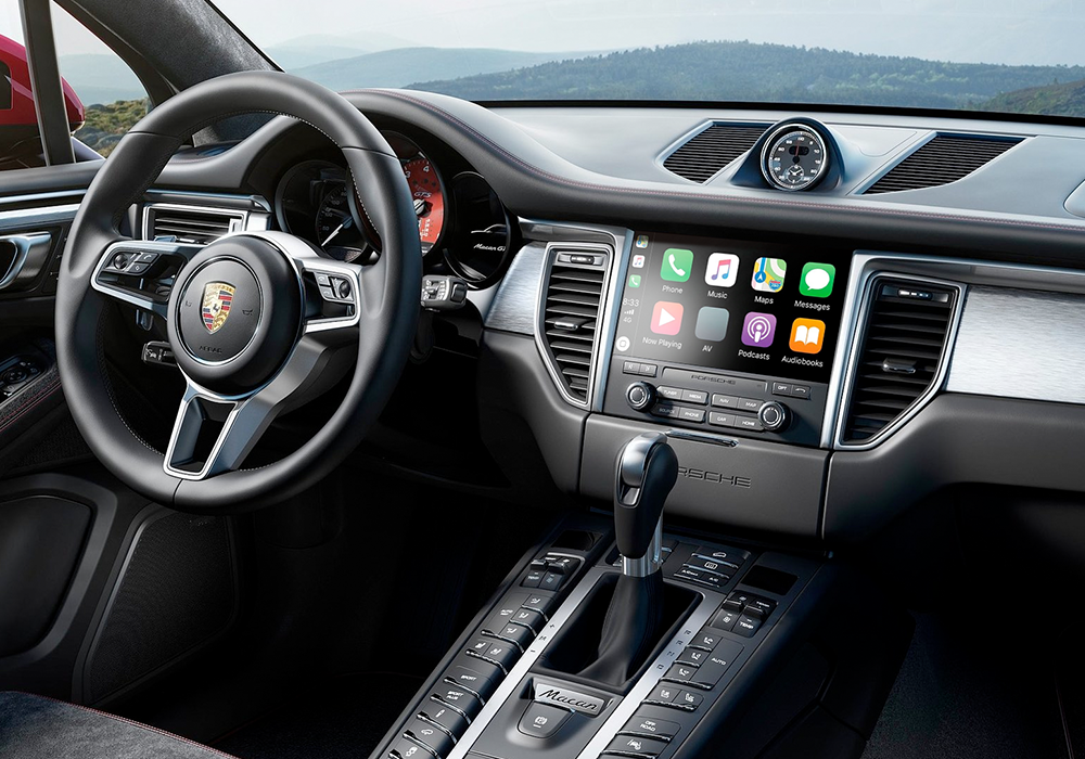 Interface Carplay / Android Auto sem fio compatível com Porsche equipada com rádio PCM4.0.