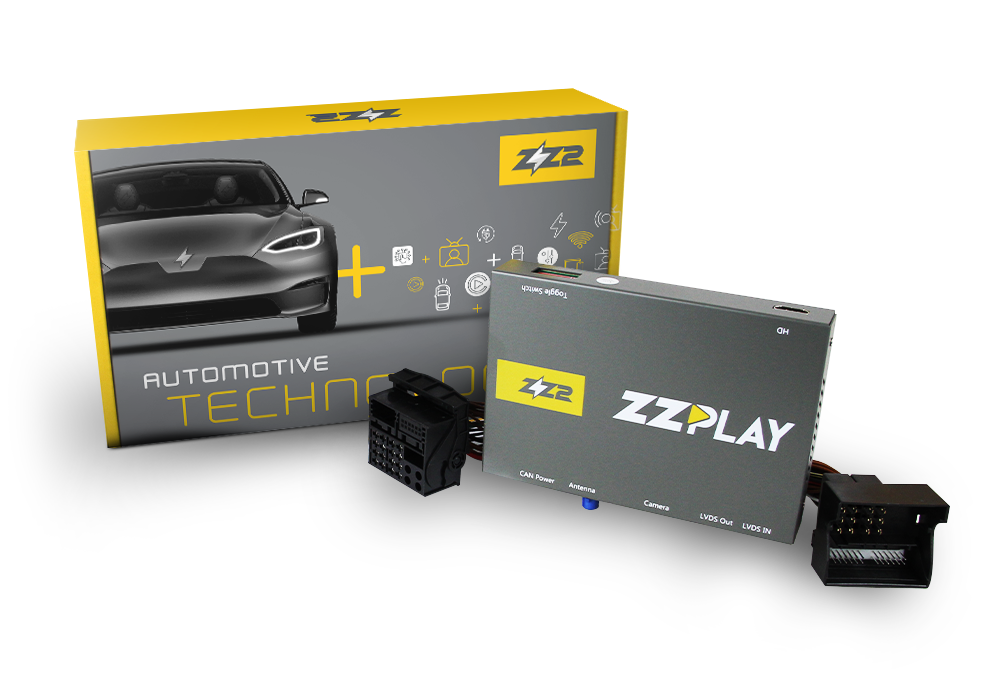 Interface Carplay / Android Auto sem fio compatível com BMW equipados com rádio EVO2.