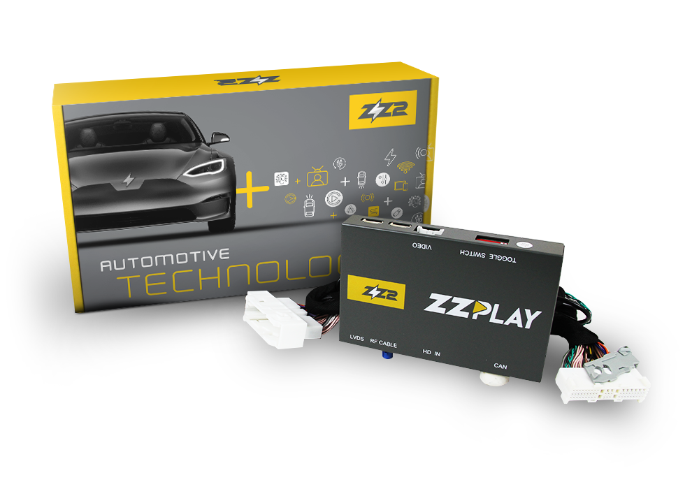 CarPlay/Android Auto sem fio, câmera e interface A/V compatível com veículos Lexus