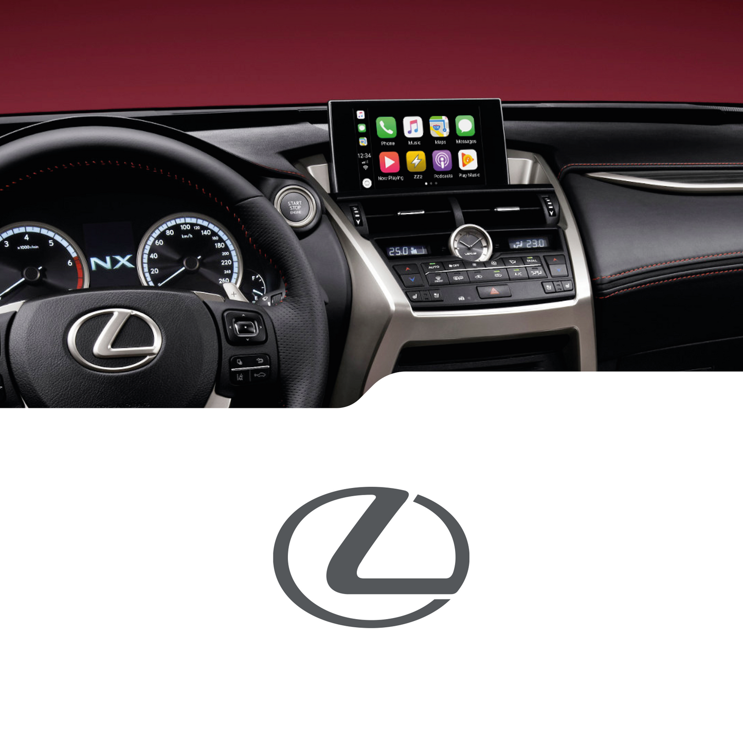 Interface CarPlay Lexus (IT3-LEX15)