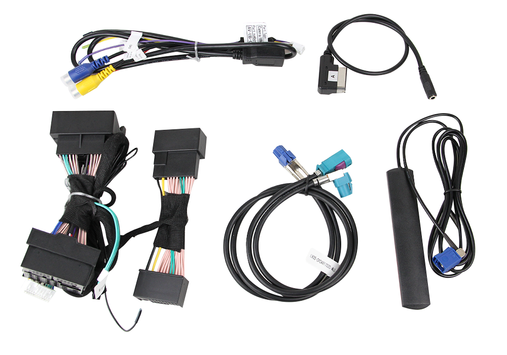 Interface Carplay / Android Auto sem fio compatível com veículos Audi equipados com rádio MMI3G.