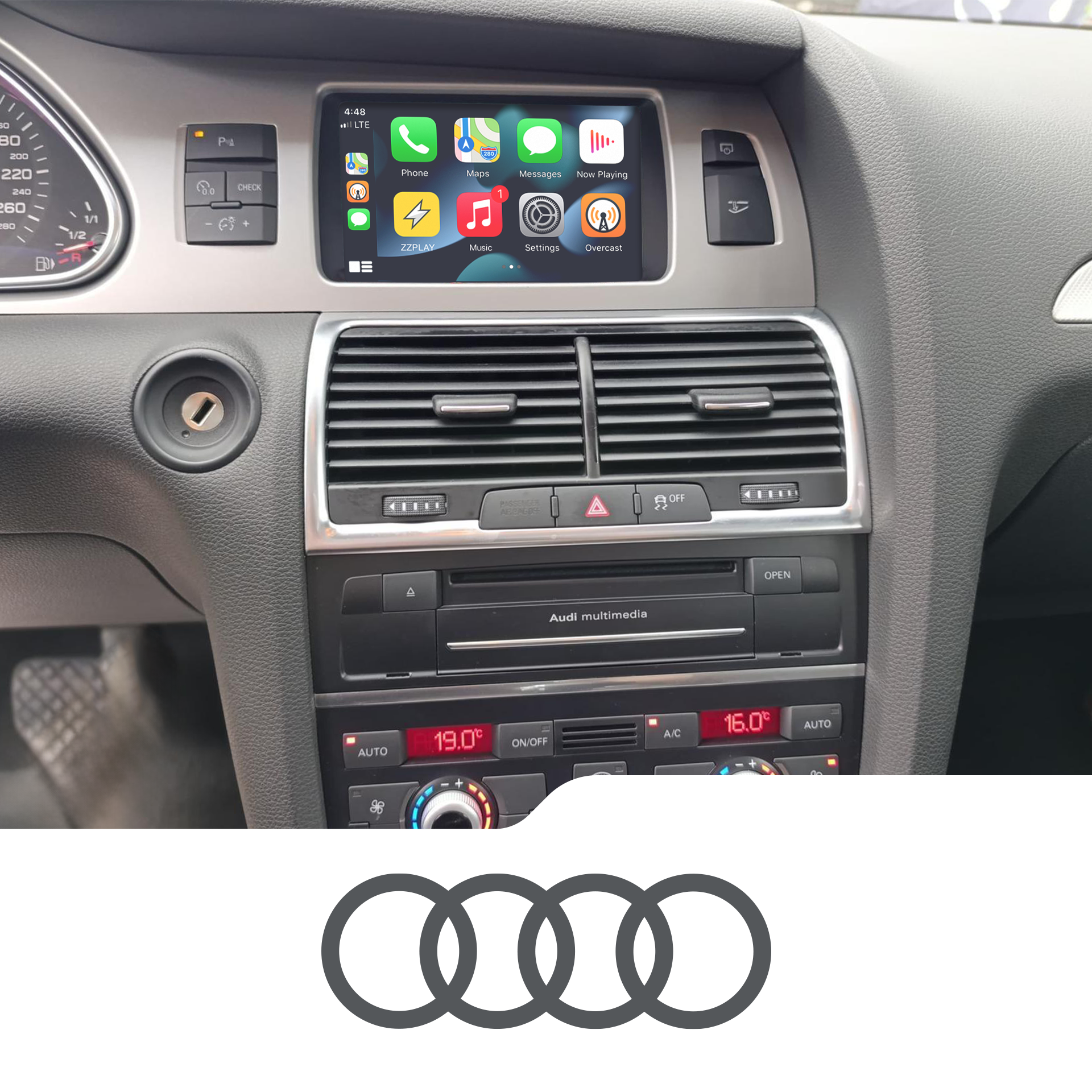 Interface CarPlay Audi A6/Q7 (IT3-MMI3G-A6/Q7)