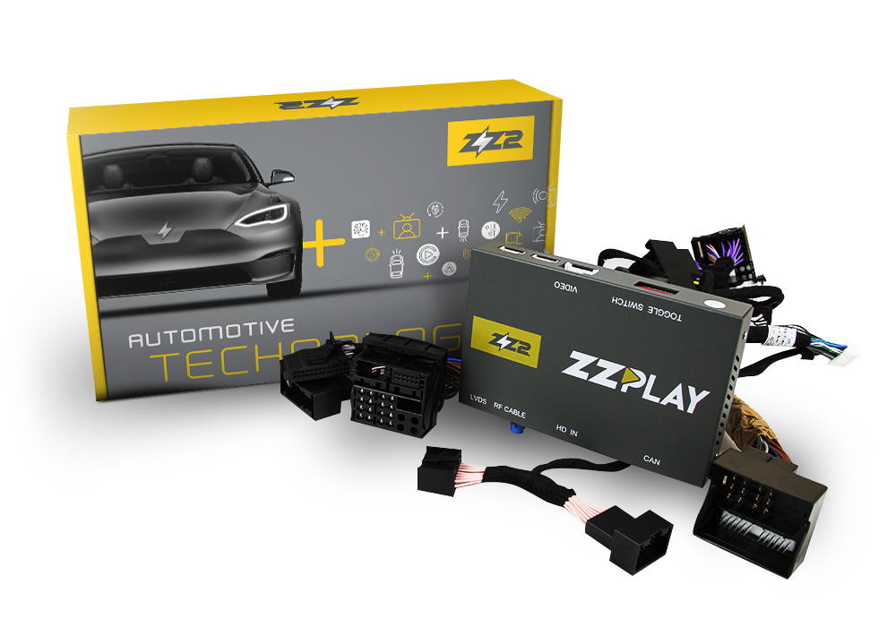 CarPlay/Android Auto sem fio, câmera e interface A/V compatível com Audi Q3