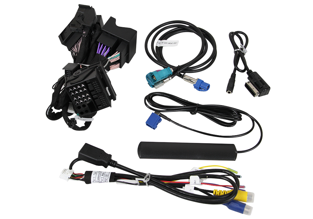 CarPlay/Android Auto sem fio, câmera e interface A/V compatível com Audi Q3