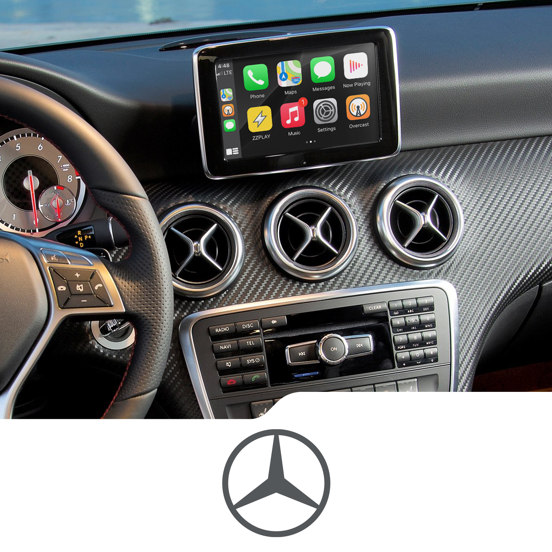 Interface Carplay Mercedes-Benz (ITB-NTG4.5)