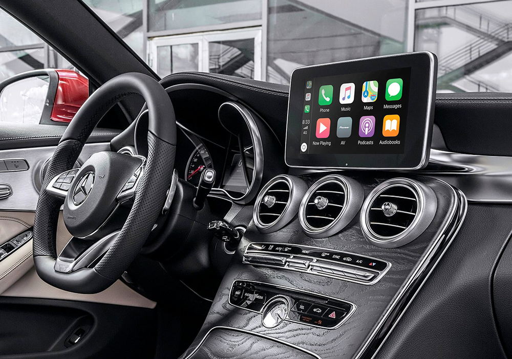  Interface Carplay / Android Auto sem fio compatível com Mercedes-Benz equipada com sistema NTG5