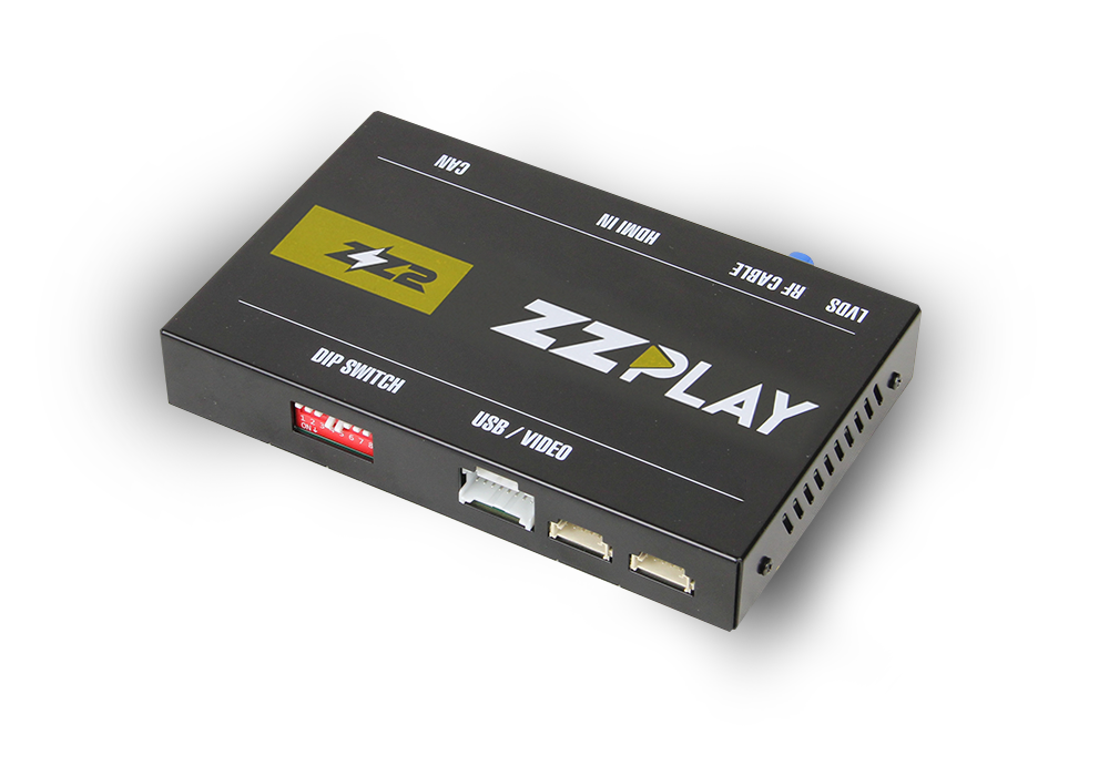 CarPlay/Android Auto sem fio, câmera e interface A/V compatível com veículos Porsche