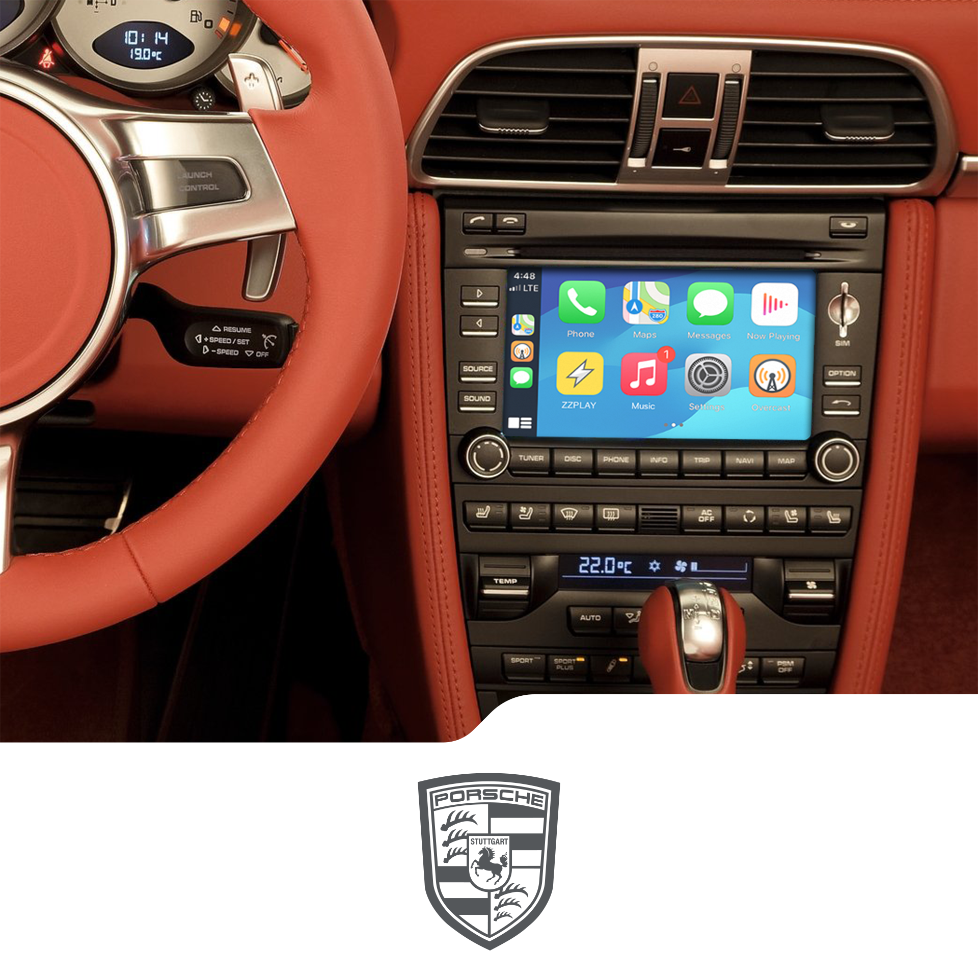 Interface CarPlay Porsche (IT3-PCM3)