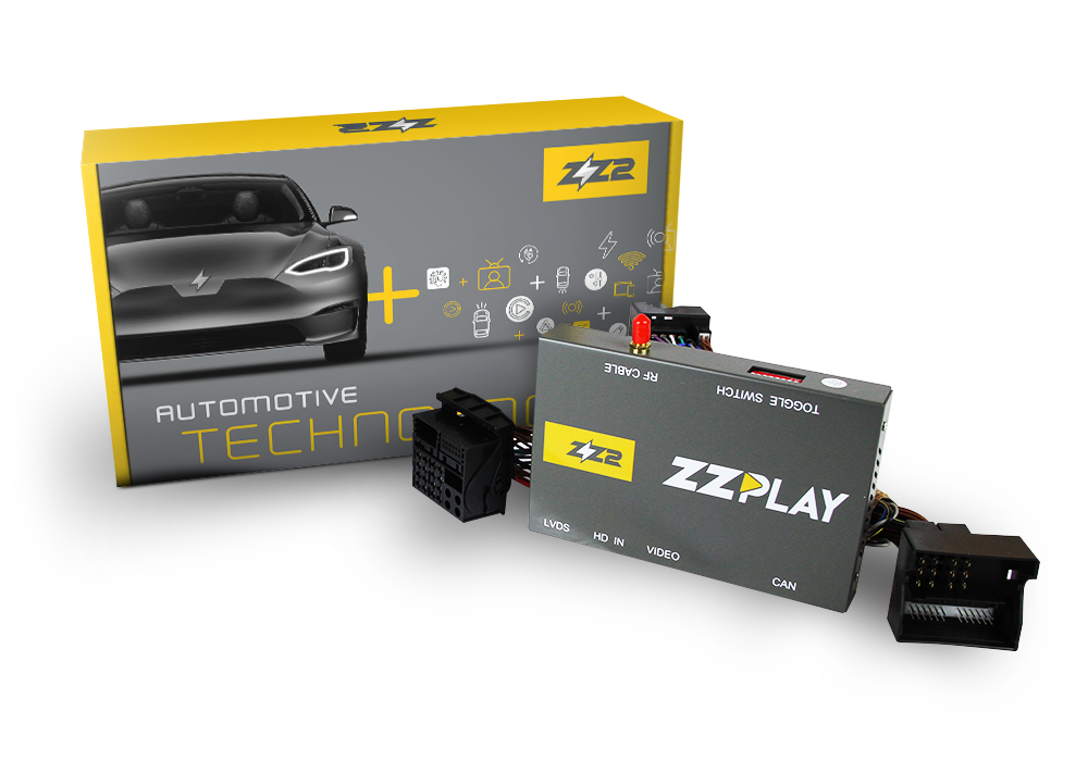 Interface Carplay / Android Auto sem fio compatível com Volvo equipados com rádio Sensus Conect.