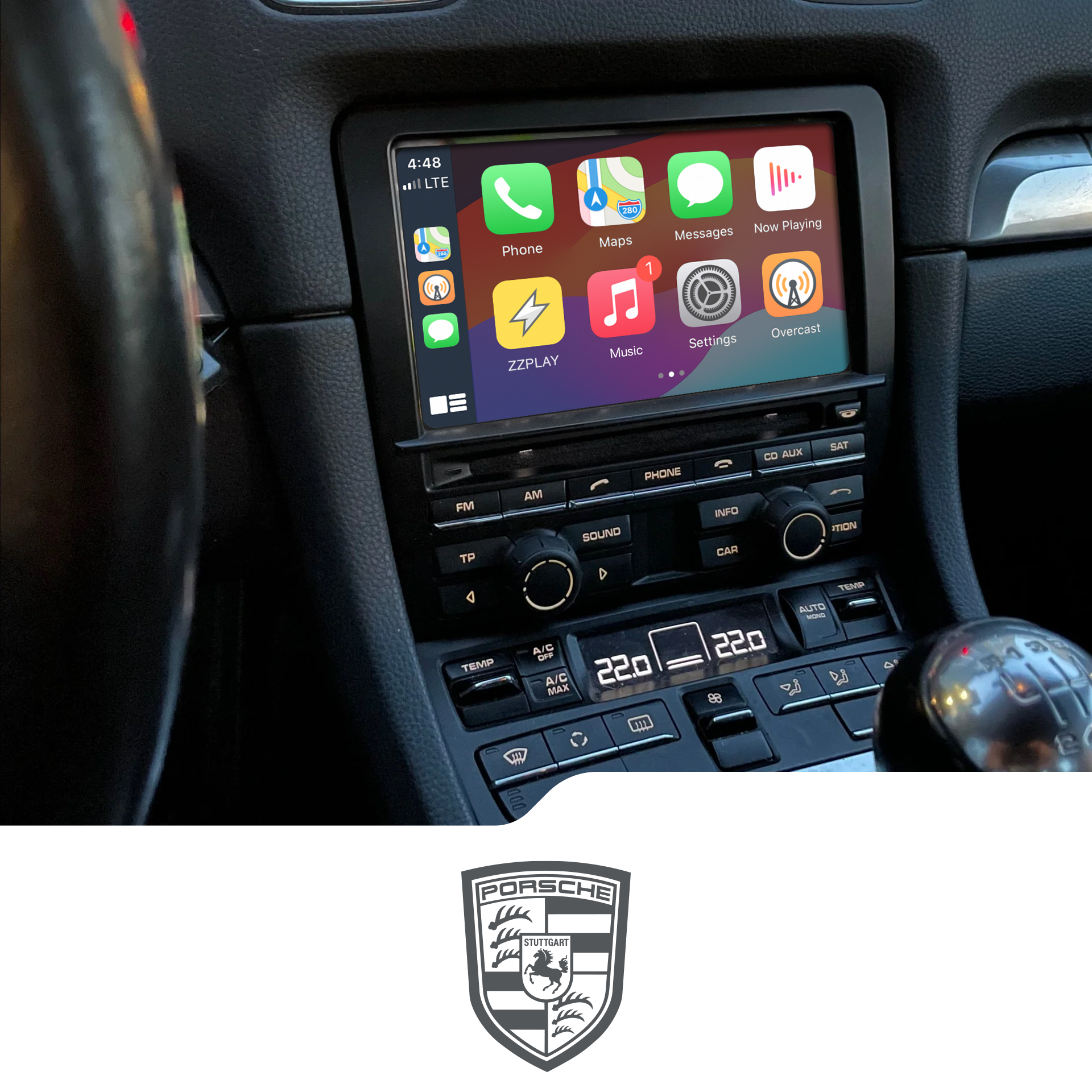 Interface CarPlay Porsche (ITZ-CDR31)