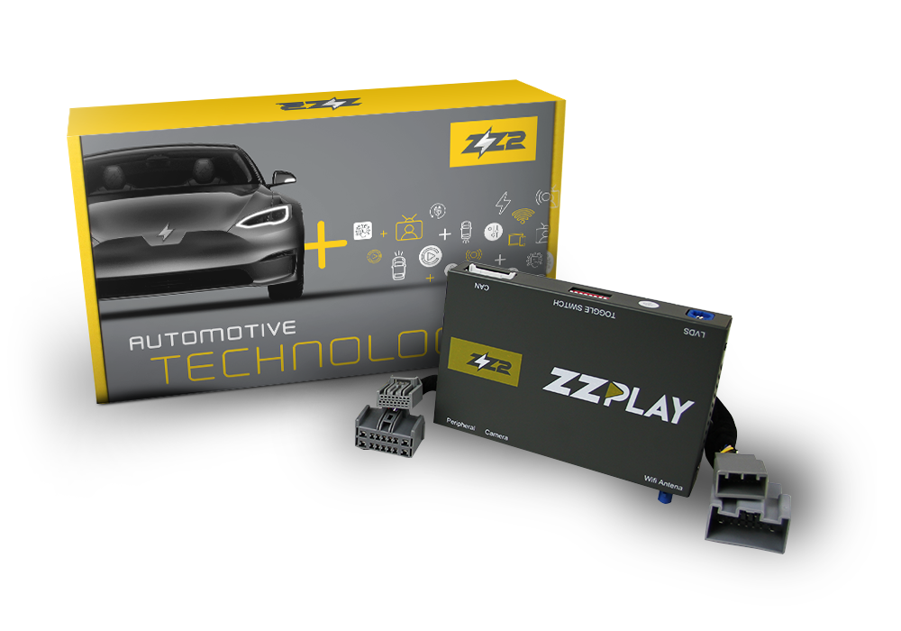 Interface Carplay / Android Auto wireless compatível com Land Rover e Jaguar com rádio Bosch.