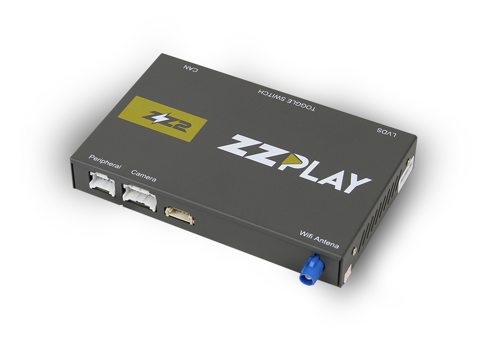 Interface Carplay / Android Auto wireless compatível com Land Rover e Jaguar com rádio Bosch.