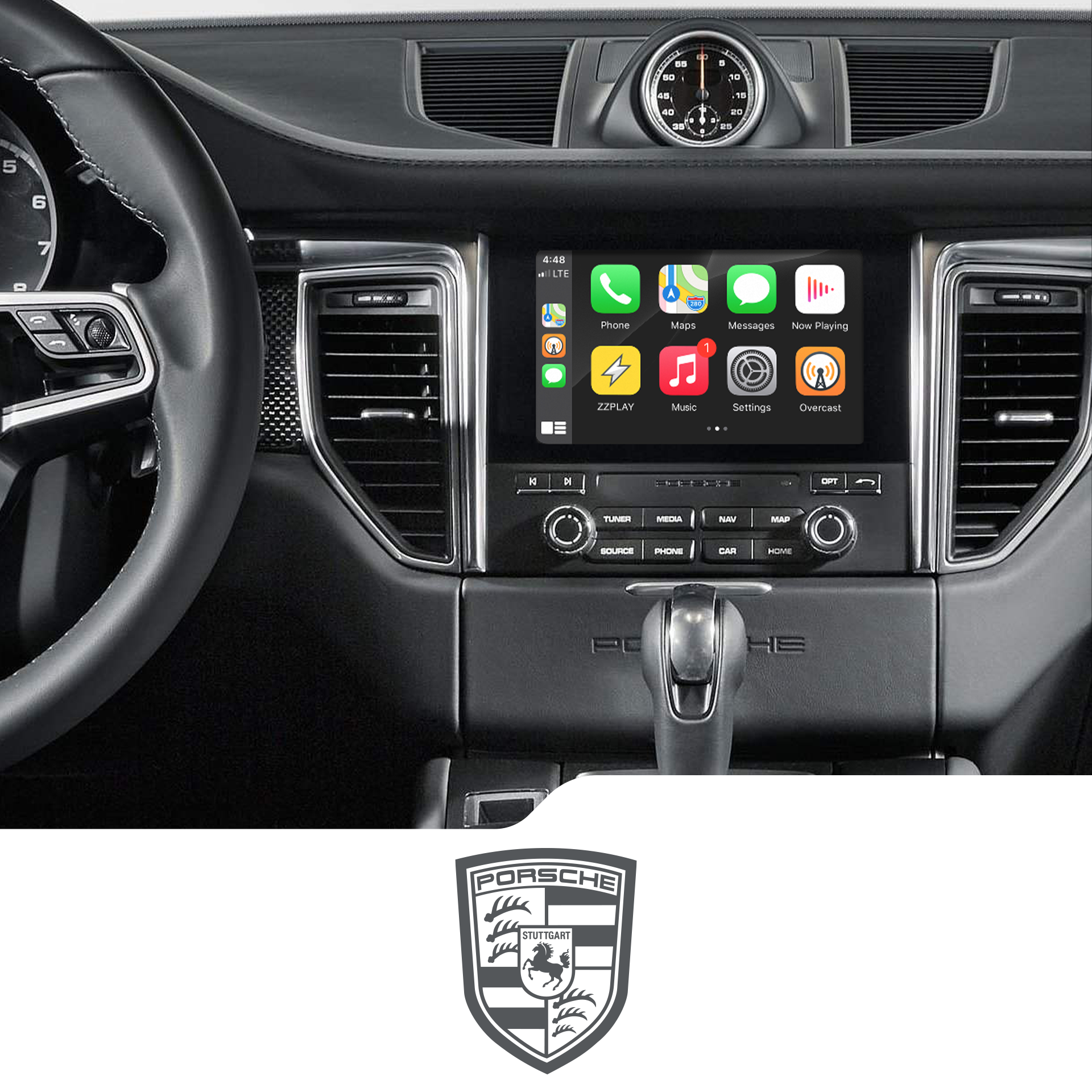 Interface CarPlay Porsche (ITZ-PCM4.0)