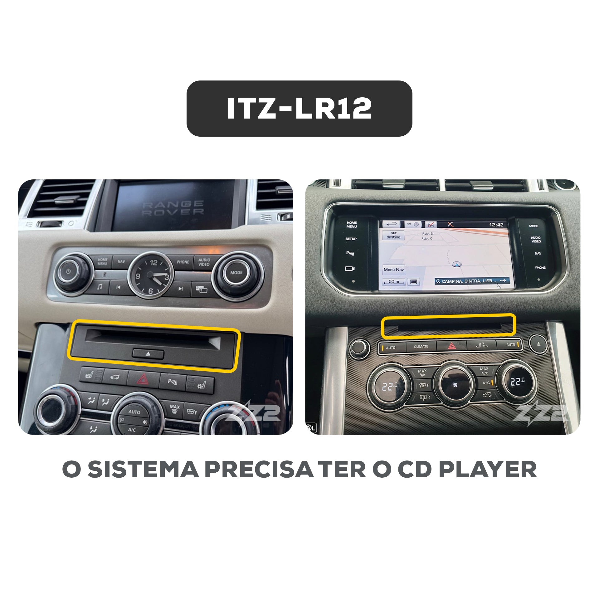 Interface CarPlay Land Rover/Jaguar (ITZ-LR12)