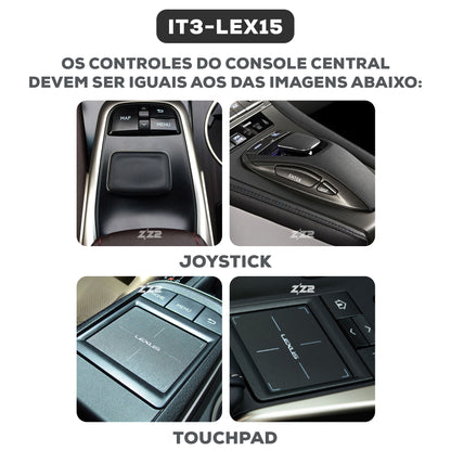 Interface CarPlay Lexus (IT3-LEX15)