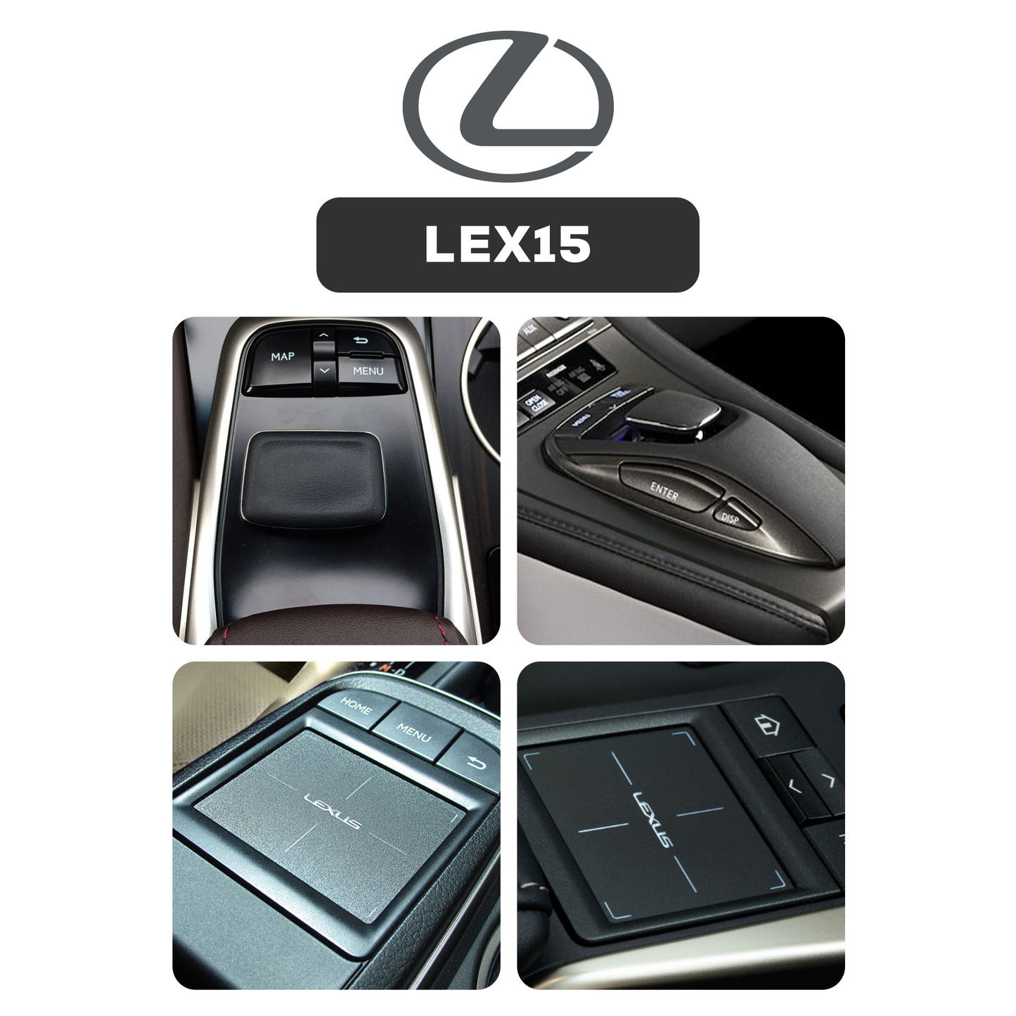 Interface CarPlay Lexus (IT3-LEX15)