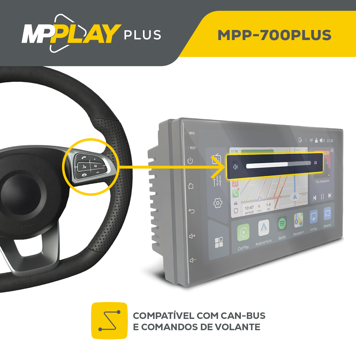 MPPLAY PLUS 7"