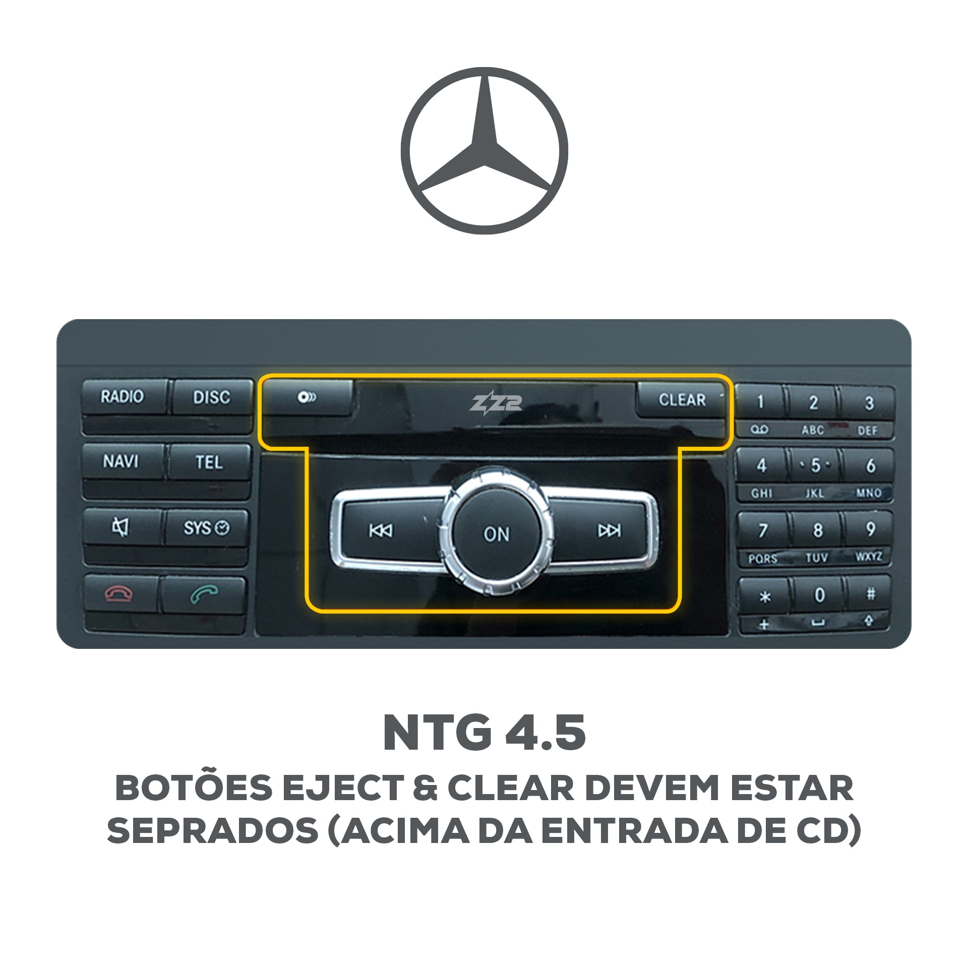 Interface Carplay Mercedes-Benz (ITB-NTG4.5)