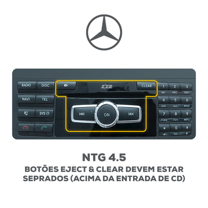Interface Carplay Mercedes-Benz (ITB-NTG4.5)