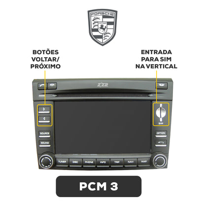 Interface CarPlay Porsche (IT3-PCM3)