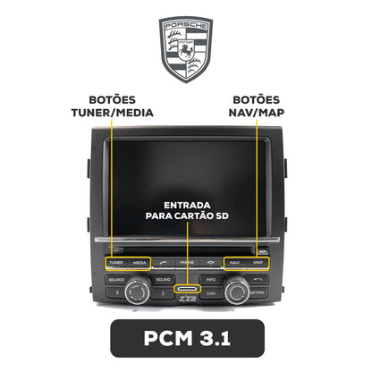 Interface CarPlay Porsche (IT3-PCM3.1)