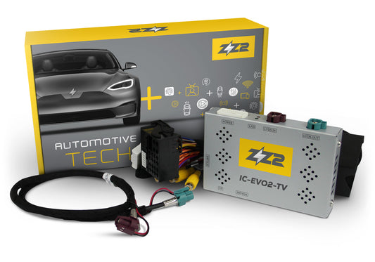 Interface de câmera de ré e frontal para&nbsp;BMW Séries 1, 2, 3, 4, 5, 7 e X1, X3, X4, X5 e X6 equipada com EVO2.